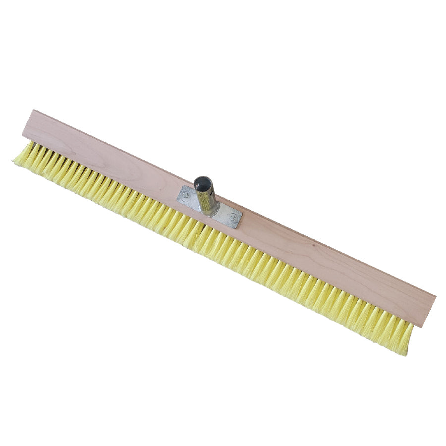 Soft Yellow Bristle Concrete Broom