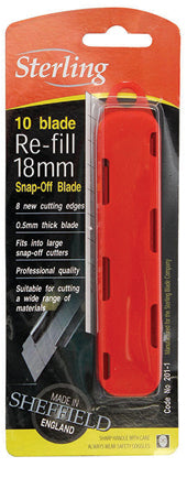 Sterling 18mm Snap Off Blade Card