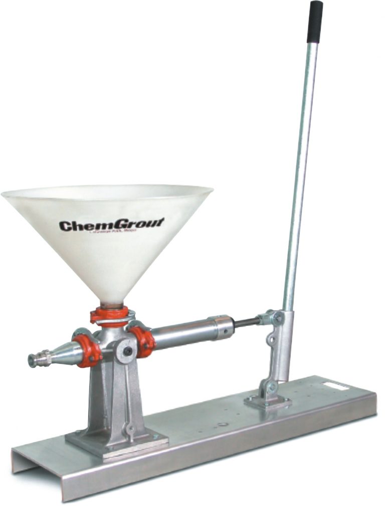 ChemGrout Skid Mounted Manual Grout Pump