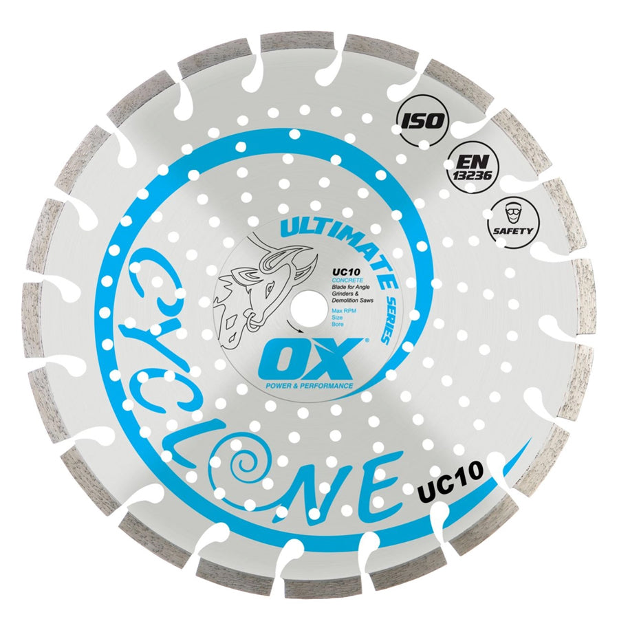 Ox Ultimate UC10 Cyclone Concrete Blades