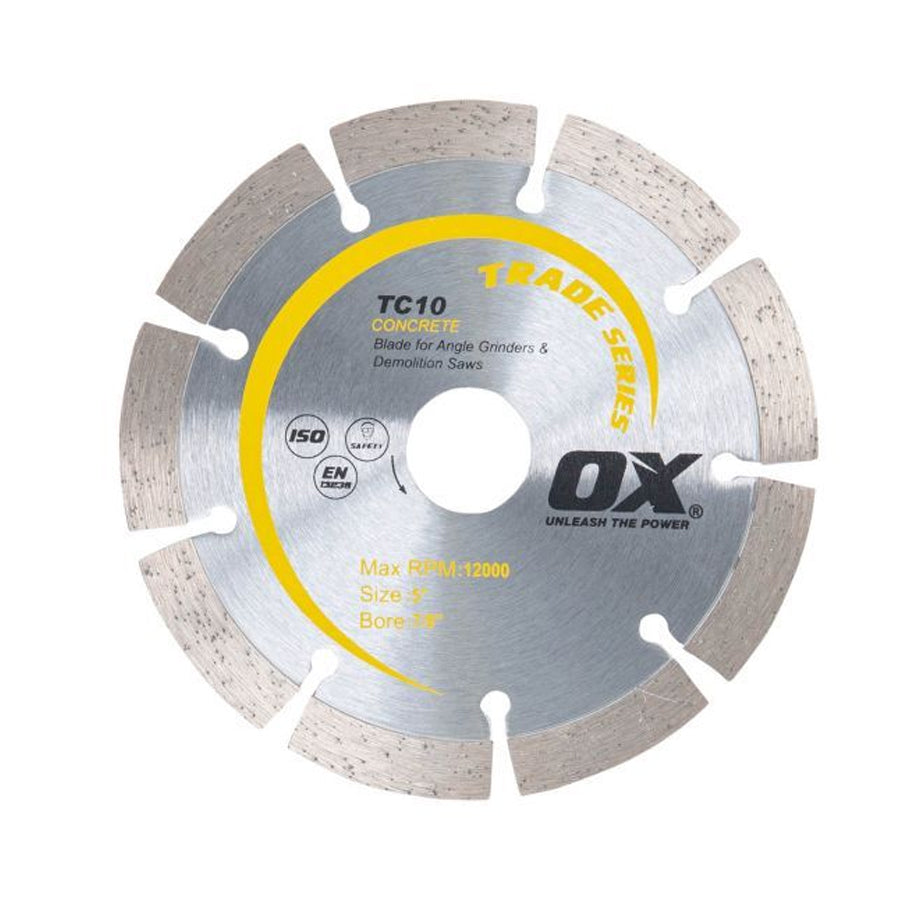 Ox Trade Series TC10 Cyclone Concrete Blades