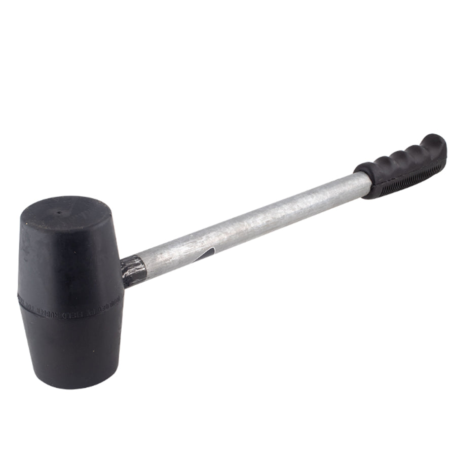 Field Rubber Mallet with Steel Handle