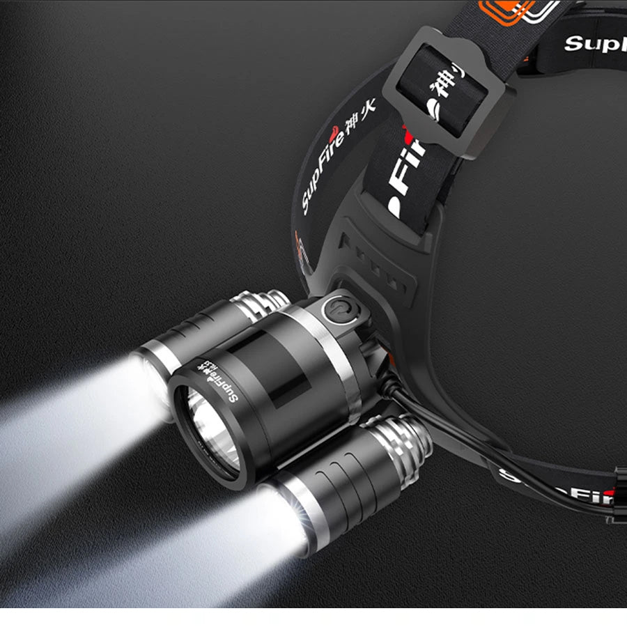 Superfire Rechargeable 3 Light Headlamp