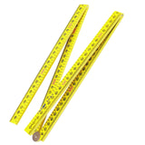 Fisco Yellow Square Edge Carpenters Rule