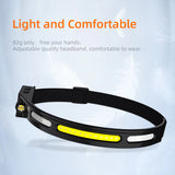 Superfire Waterproof Rechargeable Headband Lamp