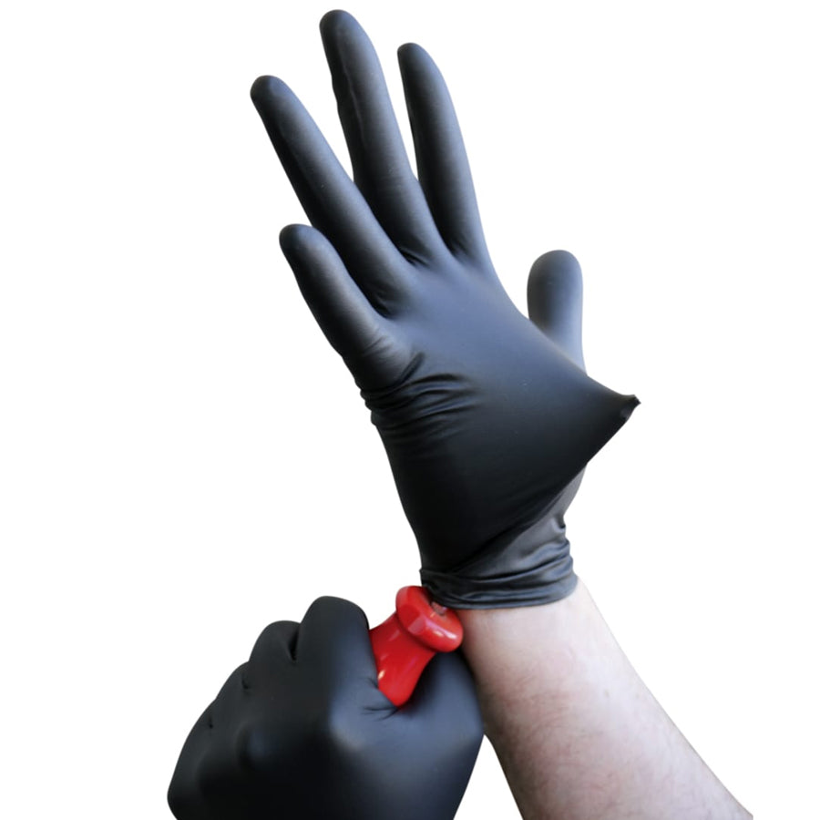 Esko High Five Industrial Black Nitrile Gloves