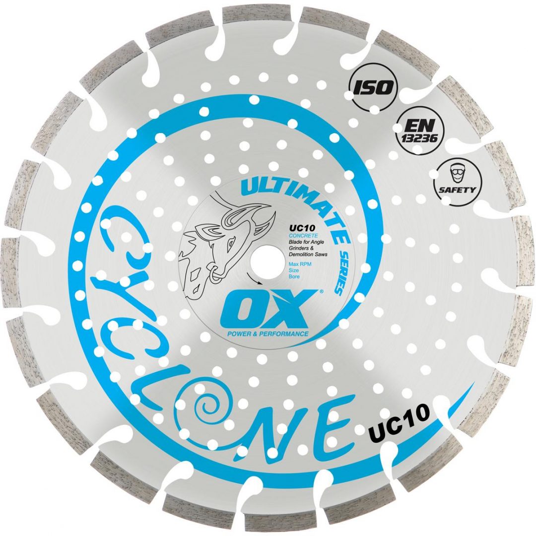 Ox Ultimate UC10 Cyclone Concrete Blades