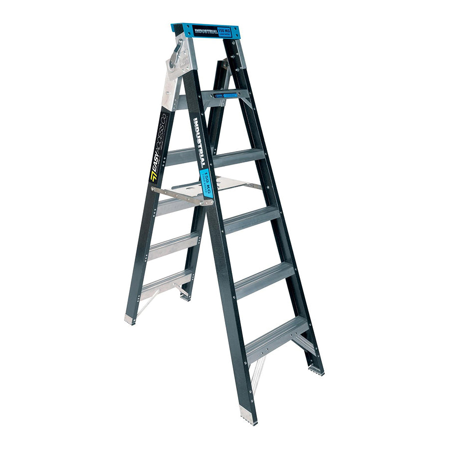 Easy Access Fibreglass Step Extension Ladder