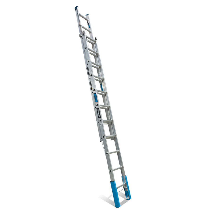 Easy Access Aluminium Extension Ladder with Leveller