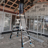 Easy Access Adjustastep Fibreglass Telescopic Platform Ladder